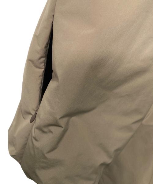 CLANE（クラネ）CLANE (クラネ) BALLOON HOODIE LONG DOWN COAT バルーン フーディ ロングダウンコート ベージュ サイズ:1の古着・服飾アイテム