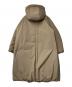 CLANE (クラネ) BALLOON HOODIE LONG DOWN COAT バルーン フーディ ロングダウンコート ベージュ サイズ:1：19000円