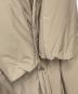 中古・古着 CLANE (クラネ) BALLOON HOODIE LONG DOWN COAT バルーン フーディ ロングダウンコート ベージュ サイズ:1：19000円