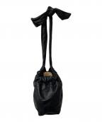 Ch!iiiチー）の古着「String Kinchaku」｜ブラック