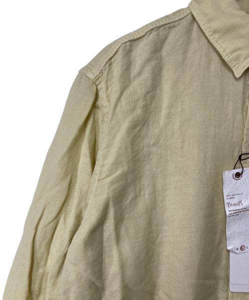 YANUK（ヤヌーク）YANUK (ヤヌーク) Standard Shirt イエロー サイズ:Mの古着・服飾アイテム