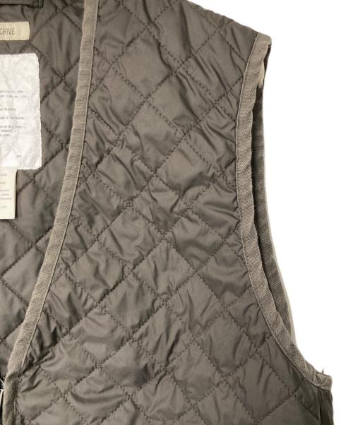 vainl archive（ヴァイナルアーカイブ）VAINL ARCHIVE (ヴァイナルアーカイブ) WIP キルティングベスト チャコールグレー サイズ:Ｍの古着・服飾アイテム