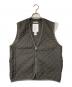 VAINL ARCHIVE（ヴァイナルアーカイブ）の古着「WIP キルティングベスト」｜チャコールグレー