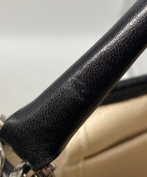 AYAKO（アヤコ）AYAKO (アヤコ) 2WAYフリンジバッグ アイボリー×ブラックの古着・服飾アイテム