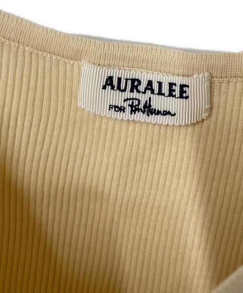 AURALEE（オーラリー）AURALEE (オーラリー) Ron Herman (ロンハーマン) ノースリーブカットソー ベージュ サイズ:1の古着・服飾アイテム