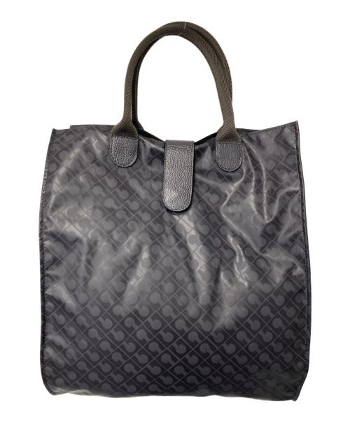 GHERARDINI（ゲラルディーニ）GHERARDINI (ゲラルディーニ) 総柄ハンドバッグ グレーの古着・服飾アイテム