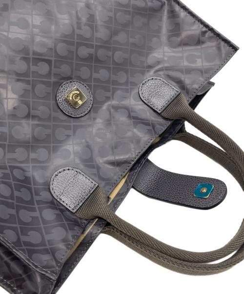 GHERARDINI（ゲラルディーニ）GHERARDINI (ゲラルディーニ) 総柄ハンドバッグ グレーの古着・服飾アイテム