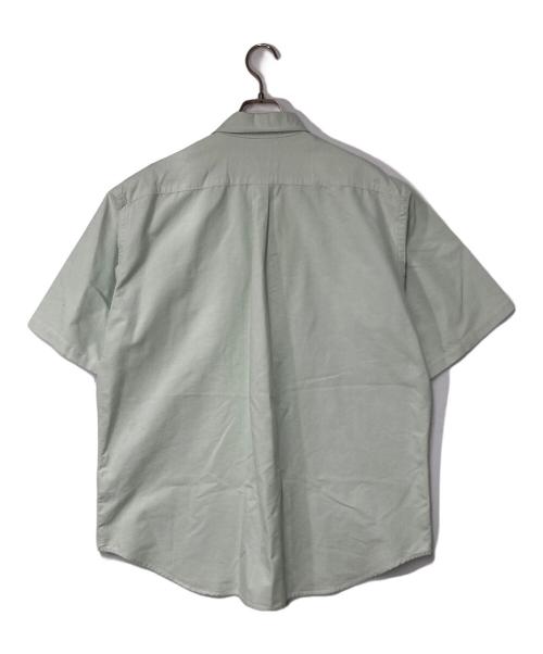THE NORTHFACE PURPLELABEL（ザ・ノースフェイス パープルレーベル）THE NORTHFACE PURPLELABEL (ザ・ノースフェイス パープルレーベル) Cotton Polyester OX B.D. H/S Shirt グリーン サイズ:Lの古着・服飾アイテム