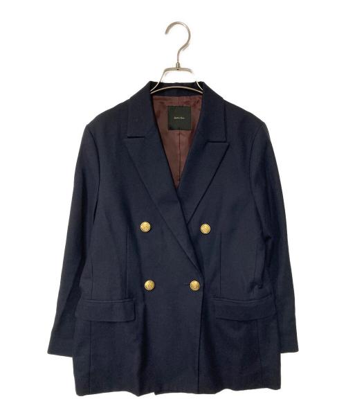 Spick and Span（スピック＆スパン）Spick and Span (スピックアンドスパン) ウール先染めダブルジャケット ネイビー サイズ:36の古着・服飾アイテム