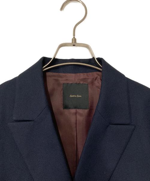 Spick and Span（スピック＆スパン）Spick and Span (スピックアンドスパン) ウール先染めダブルジャケット ネイビー サイズ:36の古着・服飾アイテム