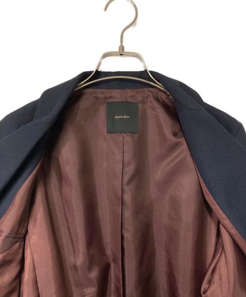 Spick and Span（スピック＆スパン）Spick and Span (スピックアンドスパン) ウール先染めダブルジャケット ネイビー サイズ:36の古着・服飾アイテム