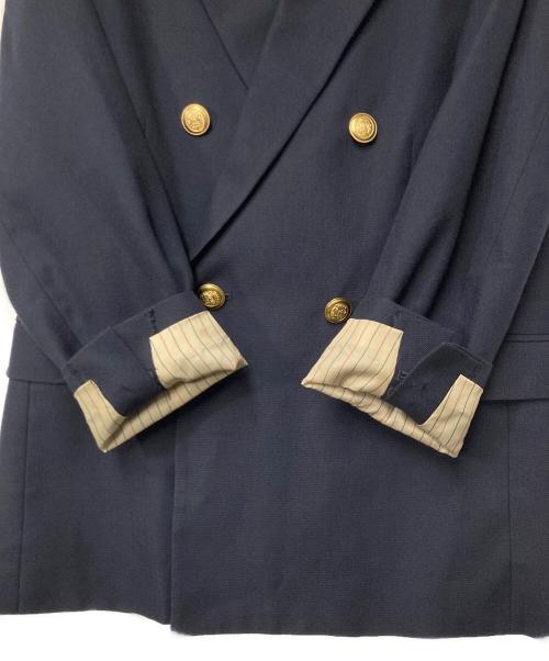 Spick and Span（スピック＆スパン）Spick and Span (スピックアンドスパン) ウール先染めダブルジャケット ネイビー サイズ:36の古着・服飾アイテム