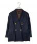 Spick and Span（スピックアンドスパン）の古着「ウール先染めダブルジャケット」｜ネイビー