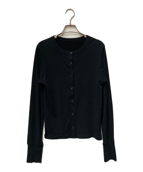 Spick and Span（スピック＆スパン）Spick and Span (スピック＆スパン) Urake Short CD / 裏毛ショートカーデ ブラック サイズ:Freeの古着・服飾アイテム
