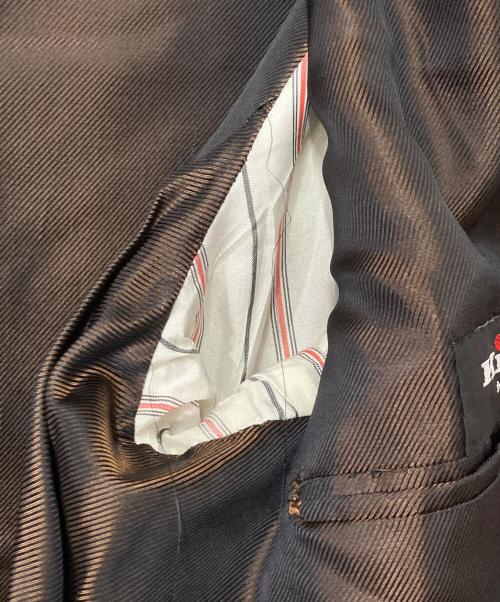 kiton（キートン）kiton (キートン) カシミヤ ハウンドトゥース チェスターコート ブラウン サイズ:48の古着・服飾アイテム