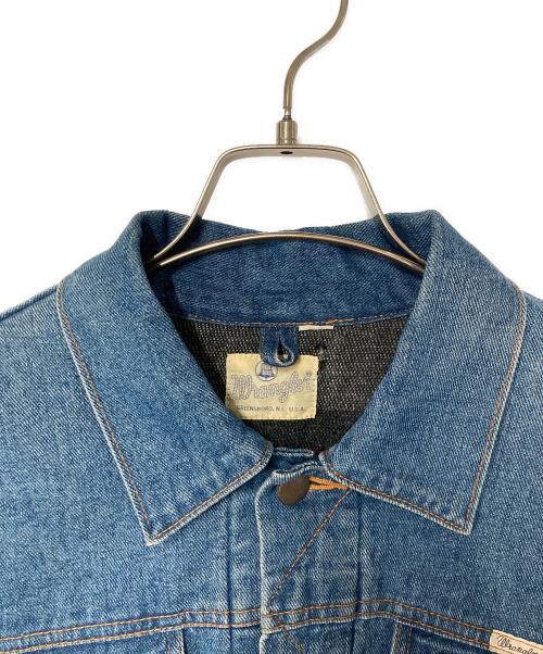 Wrangler（ラングラー）Wrangler (ラングラー) ブランケットデニムジャケット インディゴ サイズ:Lの古着・服飾アイテム