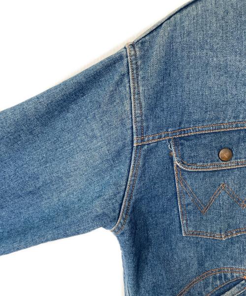 Wrangler（ラングラー）Wrangler (ラングラー) ブランケットデニムジャケット インディゴ サイズ:Lの古着・服飾アイテム