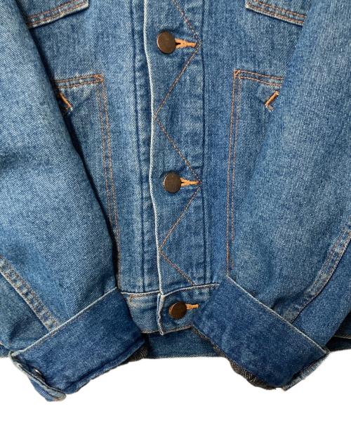 Wrangler（ラングラー）Wrangler (ラングラー) ブランケットデニムジャケット インディゴ サイズ:Lの古着・服飾アイテム