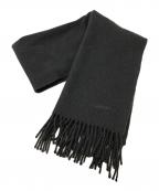 HERMESエルメス）の古着「カシミヤマフラー」｜グレー