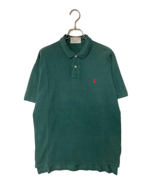 POLO RALPH LAUREN（ポロ・ラルフローレン）POLO RALPH LAUREN (ポロ・ラルフローレン) ポニー刺繍ポロシャツ グリーン サイズ:Ｍの古着・服飾アイテム