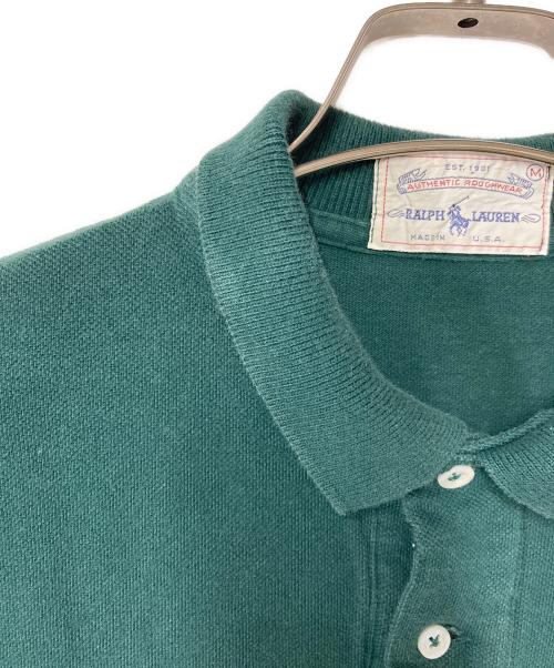 POLO RALPH LAUREN（ポロ・ラルフローレン）POLO RALPH LAUREN (ポロ・ラルフローレン) ポニー刺繍ポロシャツ グリーン サイズ:Ｍの古着・服飾アイテム