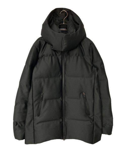 DESCENTE ALLTERRAIN（デザイント オルテライン）DESCENTE ALLTERRAIN (デザイント オルテライン) SHIPS (シップス) 別注 水沢ダウン フーデットハーフコート ブラック サイズ:Lの古着・服飾アイテム
