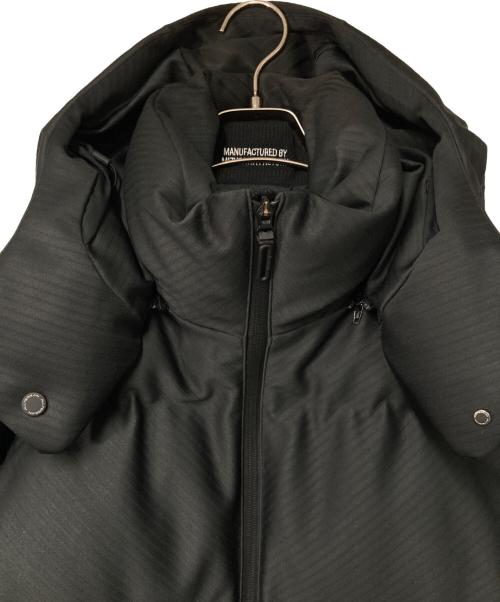 DESCENTE ALLTERRAIN（デザイント オルテライン）DESCENTE ALLTERRAIN (デザイント オルテライン) SHIPS (シップス) 別注 水沢ダウン フーデットハーフコート ブラック サイズ:Lの古着・服飾アイテム