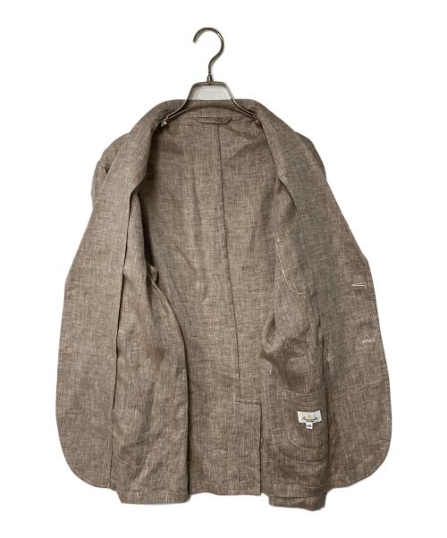 giannetto（ジャンネット）giannetto (ジャンネット) リネン2Bテーラードジャケット ベージュ サイズ:48の古着・服飾アイテム
