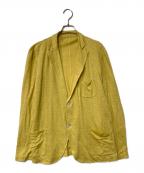 GRAN SASSOグランサッソ）の古着「リネンジャケット」｜イエロー