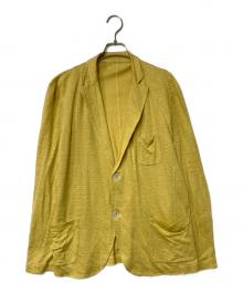 GRAN SASSO（グランサッソ）の古着「リネンジャケット」｜イエロー