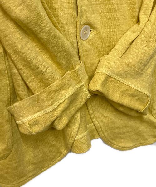 GRAN SASSO（グランサッソ）GRAN SASSO (グランサッソ) リネンジャケット イエロー サイズ:48の古着・服飾アイテム