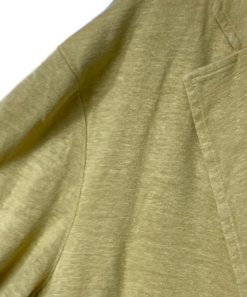 GRAN SASSO（グランサッソ）GRAN SASSO (グランサッソ) リネンジャケット イエロー サイズ:48の古着・服飾アイテム