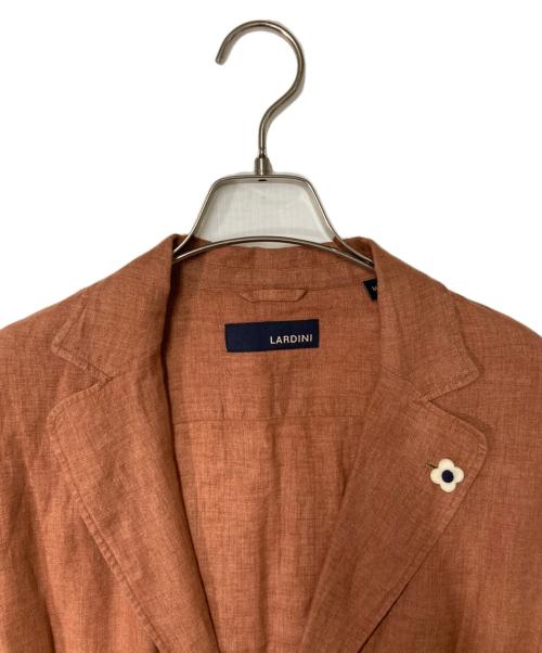 LARDINI（ラルディーニ）LARDINI (ラルディーニ) リネンシャツジャケット ブラウン サイズ:Ｍの古着・服飾アイテム