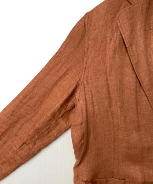 LARDINI（ラルディーニ）LARDINI (ラルディーニ) リネンシャツジャケット ブラウン サイズ:Ｍの古着・服飾アイテム