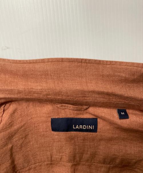LARDINI（ラルディーニ）LARDINI (ラルディーニ) リネンシャツジャケット ブラウン サイズ:Ｍの古着・服飾アイテム