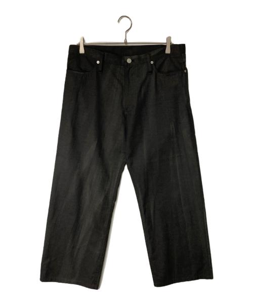 yohji yamamoto+noir（ヨウジヤマモトプリュスノアール）yohji yamamoto+Noir (ヨウジヤマモトプリュスノアール) むら染めパンツ ブラック サイズ:2の古着・服飾アイテム