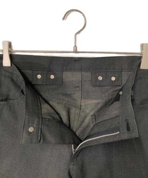 yohji yamamoto+noir（ヨウジヤマモトプリュスノアール）yohji yamamoto+Noir (ヨウジヤマモトプリュスノアール) むら染めパンツ ブラック サイズ:2の古着・服飾アイテム