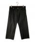 yohji yamamoto+Noir（ヨウジヤマモトプリュスノアール）の古着「むら染めパンツ」｜ブラック
