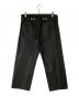 yohji yamamoto+Noir (ヨウジヤマモトプリュスノアール) むら染めパンツ ブラック サイズ:2：7000円