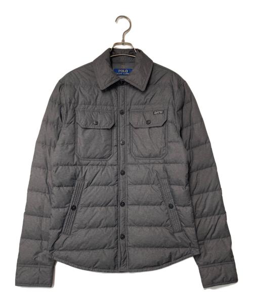 POLO RALPH LAUREN（ポロ・ラルフローレン）POLO RALPH LAUREN (ポロ・ラルフローレン) ダウンシャツジャケット グレー サイズ:XSの古着・服飾アイテム