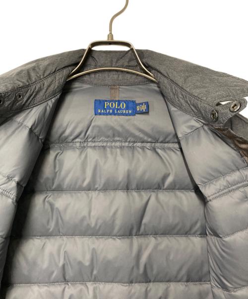 POLO RALPH LAUREN（ポロ・ラルフローレン）POLO RALPH LAUREN (ポロ・ラルフローレン) ダウンシャツジャケット グレー サイズ:XSの古着・服飾アイテム