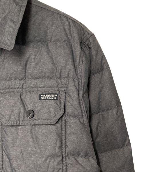 POLO RALPH LAUREN（ポロ・ラルフローレン）POLO RALPH LAUREN (ポロ・ラルフローレン) ダウンシャツジャケット グレー サイズ:XSの古着・服飾アイテム