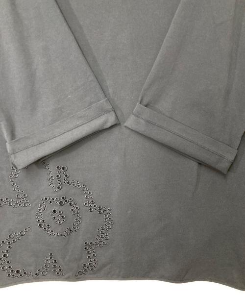 marimekko（マリメッコ）marimekko (マリメッコ) ウニッコ柄カットワークワンピース ネイビー サイズ:Lの古着・服飾アイテム