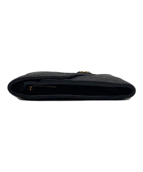 LOUIS VUITTON（ルイ ヴィトン）LOUIS VUITTON (ルイ ヴィトン) ポルトフォイユ キュリーズ コンパクト 3つ折り財布 ブラックの古着・服飾アイテム