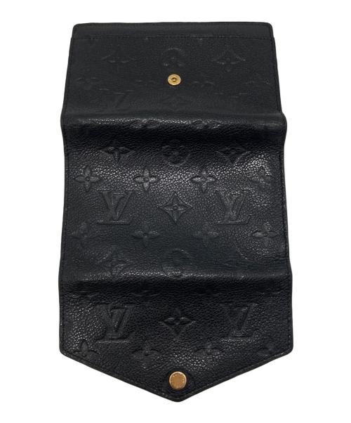 LOUIS VUITTON（ルイ ヴィトン）LOUIS VUITTON (ルイ ヴィトン) ポルトフォイユ キュリーズ コンパクト 3つ折り財布 ブラックの古着・服飾アイテム