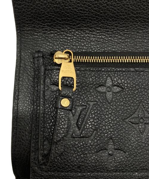 LOUIS VUITTON（ルイ ヴィトン）LOUIS VUITTON (ルイ ヴィトン) ポルトフォイユ キュリーズ コンパクト 3つ折り財布 ブラックの古着・服飾アイテム