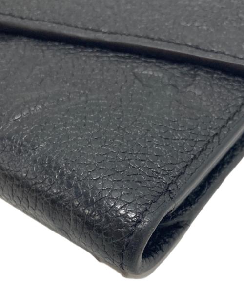 LOUIS VUITTON（ルイ ヴィトン）LOUIS VUITTON (ルイ ヴィトン) ポルトフォイユ キュリーズ コンパクト 3つ折り財布 ブラックの古着・服飾アイテム