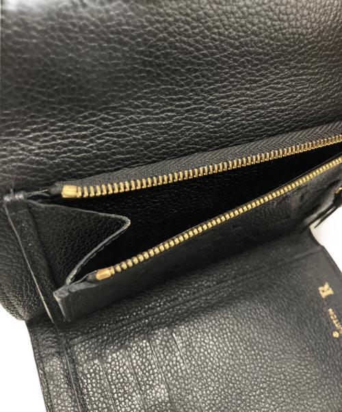 LOUIS VUITTON（ルイ ヴィトン）LOUIS VUITTON (ルイ ヴィトン) ポルトフォイユ キュリーズ コンパクト 3つ折り財布 ブラックの古着・服飾アイテム