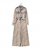 MAISON SPECIALメゾンスペシャル）の古着「デニムジャンプスーツ」｜ピンク×インディゴ