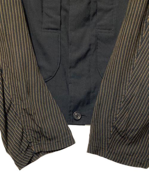 Y's for men（ワイズフォーメン）Y'S for men (ワイズフォーメン) ウール切替ジャケット ブラック サイズ:表記無しの古着・服飾アイテム